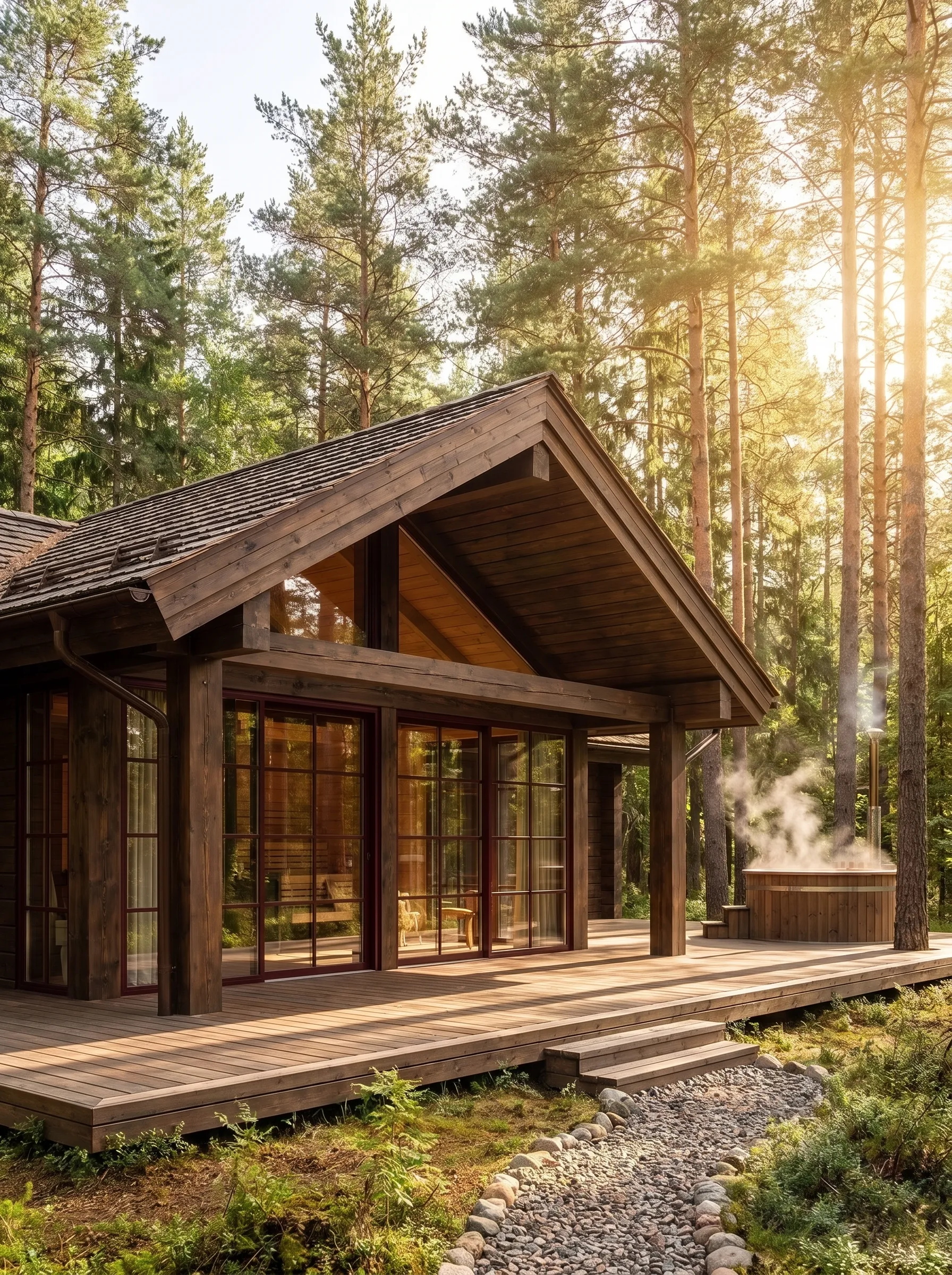 Базы отдыха и спа-комплексы из хвойного бруса